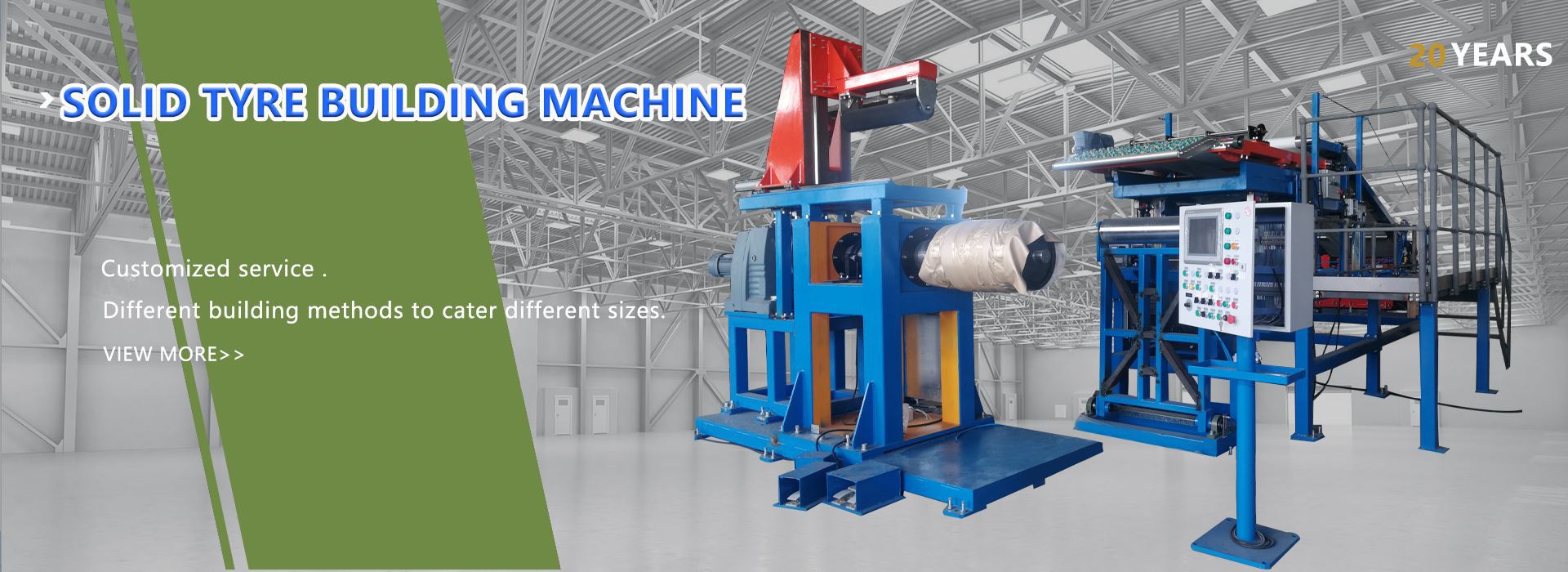 SOLID TYRE BUILDING MACHINE